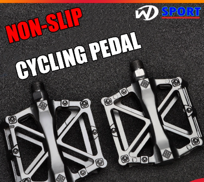WD Non-Slip Ultralight Bike Pedal Mountain Road Bike MTB Mountain Flat Pedals accessories cleats