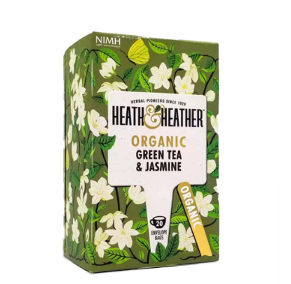 Heath & Heather Green Organic  Tea  & Jasmine  20 Bags