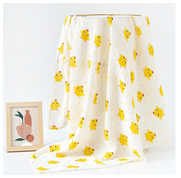 Summer Baby Blanket Muslin Gauze Breathable Sleep Swaddle Wrap Infant Quilt For Baby Bib S10