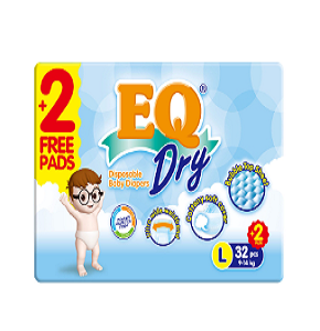 Eq Dry Baby Diaper  Large 32's