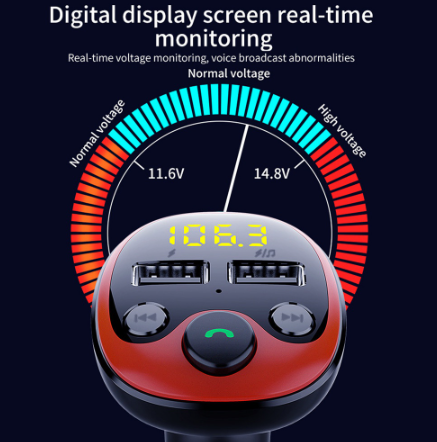 Dual USB Charger Car MP3 Player Bluetooth 5.0 Radio FM Transmitter TF U Disk Music Player