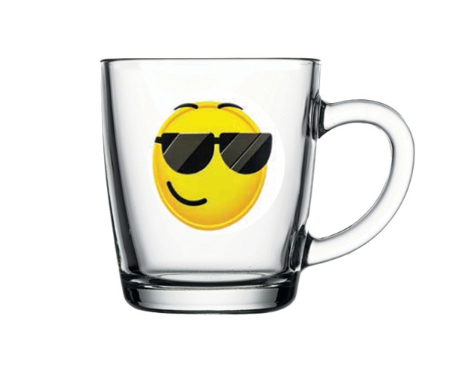 Pasabahce Smiley Cool Mug 350cc 11 3/4oz