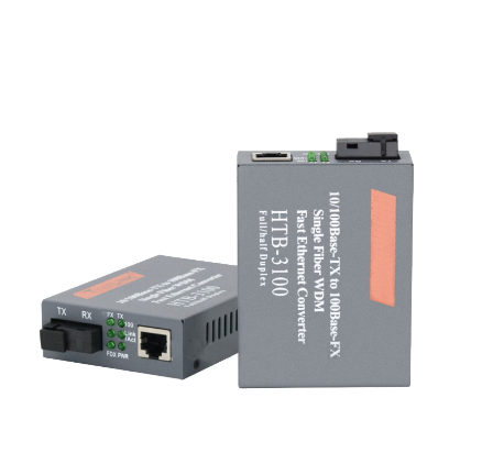 Htb -3100 A+B  Media Converter Netlink Fiber Transceiver Fiber Converter 20km 10/100M A/B