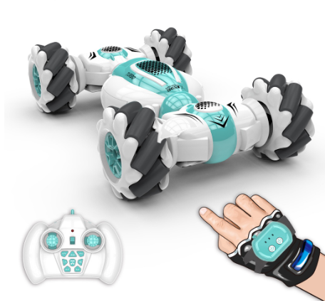 IBliver Gesture Sensing RC Stunt Car Toys for 6-12 Boys, Birthday Gifts for Kids, 2.4Ghz Hand Controlled Remote Control Twist Cars, 4WD