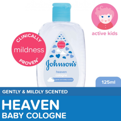 Johnson's Baby Cologne Heaven 125ml - Kids, Baby Essentials, Baby Care