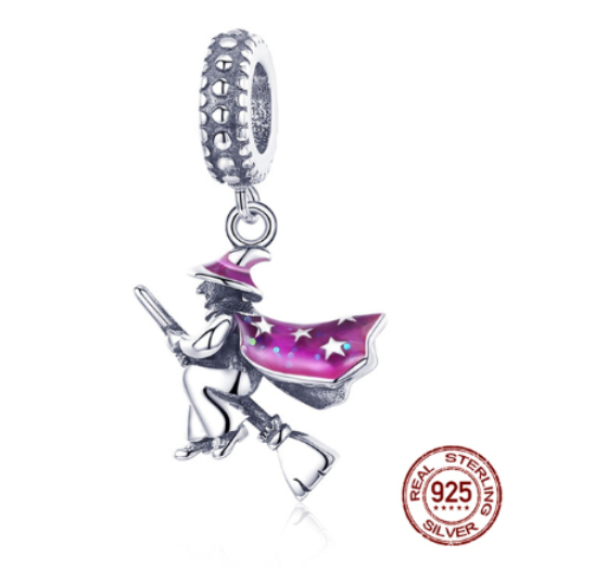 925 Silver Trinkets Balloon Charms Beads for Bracelet Pan Security Chain d011