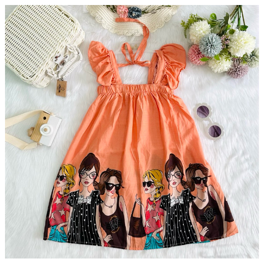 Littlestar Kids Flowy Maxi Summer Dress C1