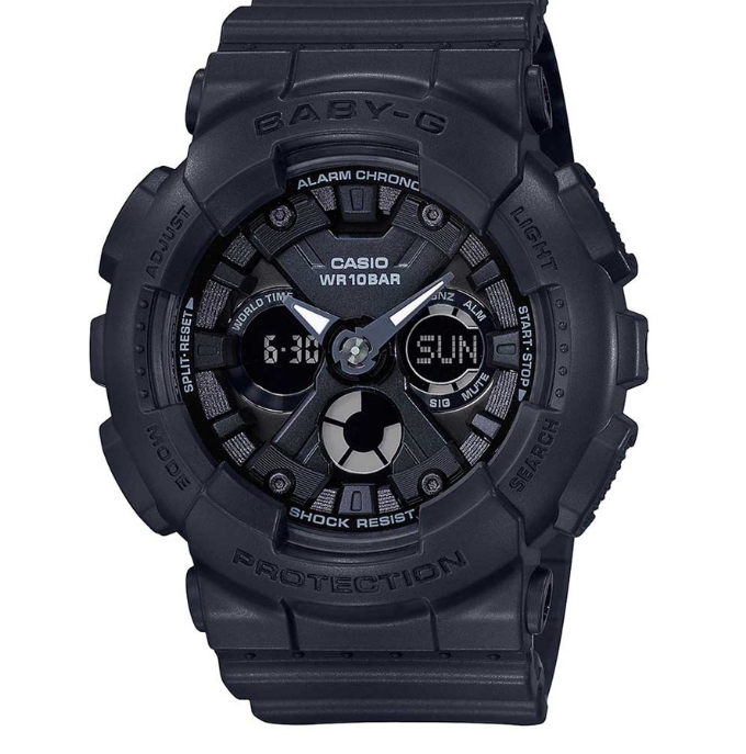 Casio Baby-g BA-130-1A Digital Analog Rubber Strap Watch For Women