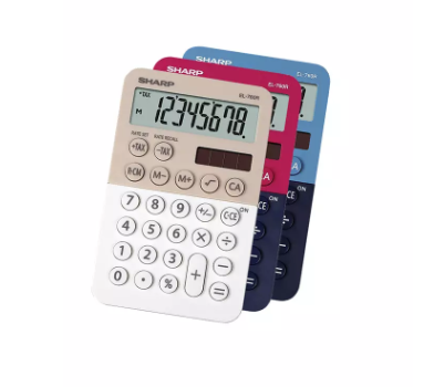 Sharp Mini Desktop Calculators EL-760R
