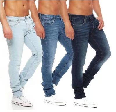 High Quality Denim Pants Stretchable Skinny Jeans Fashionable mens Random design