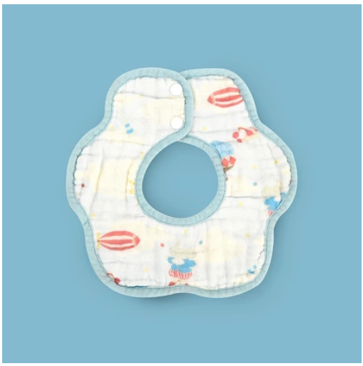 Einmilk Baby Bandana Dribble Bibs 360 Rotate Drool Bibs or Petal Bib Cotton Super Soft & Absorbent B17