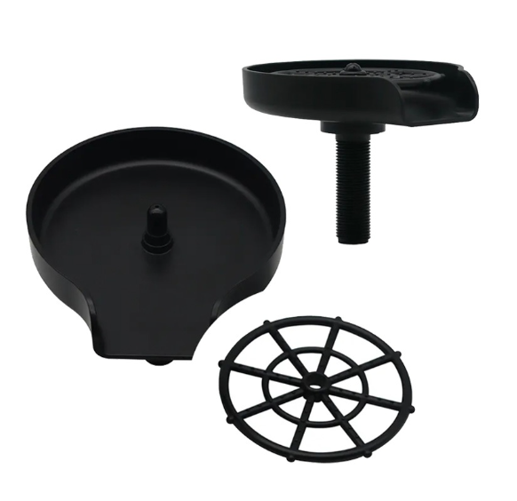 Kitchen Sink Cup Rinser ABS Plastic Household Automatic High Pressure Wash With Inlet Hose G1/2"