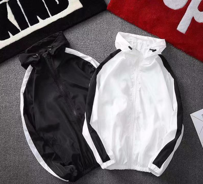 MPJ Men's jacket with Zipper Hooded jacket Thin Coat sun protection Cloth Casual men's clothing