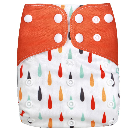 Reusable Waterproof Diaper With Single Size Print D6