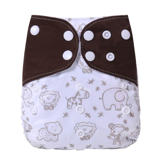 Ready Stocks Waterproof Reusable Digital Printed One Size Pocket Cloth Diaper CD31