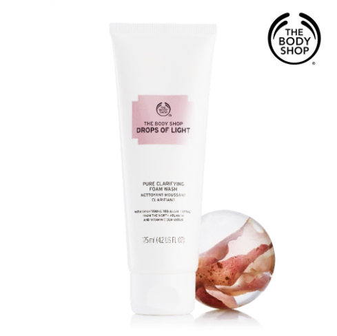 The Body Shop Drops of Light Pure Clarifying Foam Wash 125ML