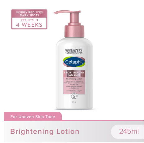 Cetaphil Brightening Body Lotion 245ml (Evens Skin Tone / with Niacinamide and Sea Daffodil)