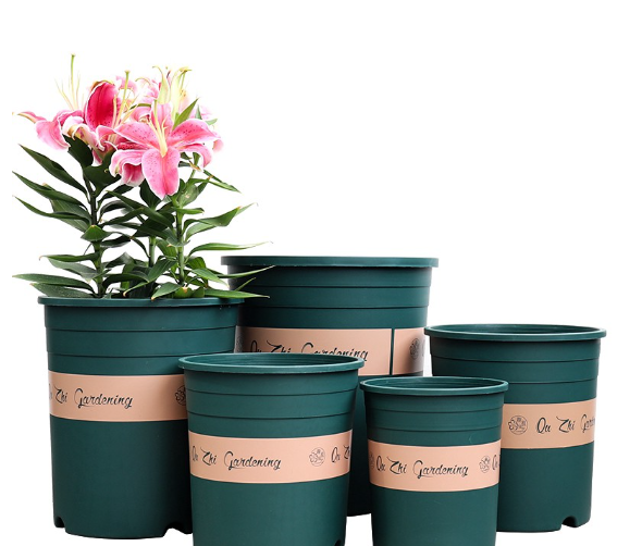 043 8.5'' Flower Pot without plate Plastic Plants | Nursery Pot Pots Seedlings Flower Plant