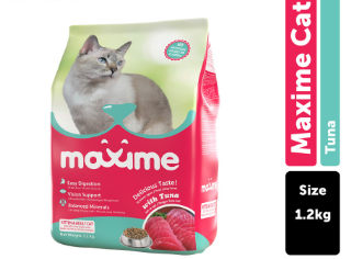 Maxime Dry Cat Food Kitten & Adult - Tuna Flavor 1.2kg