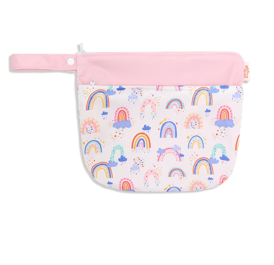 Wet Dry Bag Mini Baby Diaper Bag Nappy Bag 20*28cm Waterproof Reusable Bags Washable Diaper Bag s11