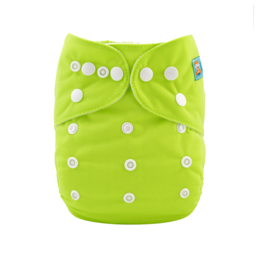 Alva Baby Cloth Diapers Solid Color One Size Adjustable Reusable Washable Pocket Cloth Diaper Cloth Diaper Only P17