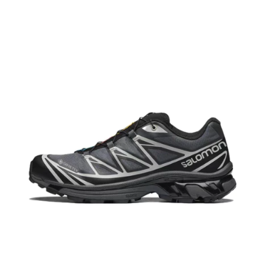 【Authentic】SALOMON XT-6 Outdoor functional shoes Low Top Round head Black Unisex 416635