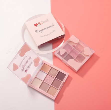 Shawill 9 Colors Eyeshadow Palette High Pigment Make Up Eyeshadow Beauty Eyeshadow