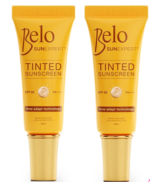Belo Sun Expert Tinted Sunscreen SPF50 PA++++ 10mL 2pc