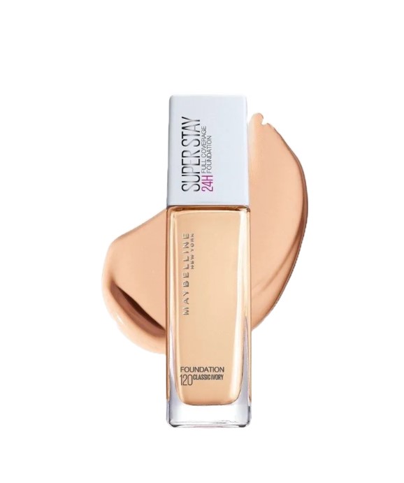 Maybelline Super Stay 24H Full Coverage Foundation - 120 Classic Ivory
