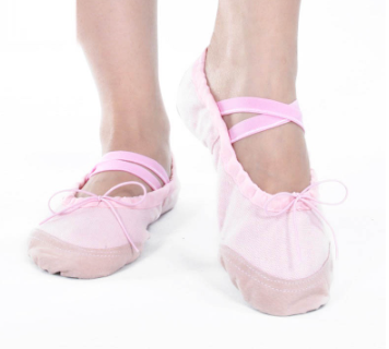 Bellydance Children Kids Girls Women Ballet Dancing Shoes Soft Flats Canvas Ballet Shoes Comfortable Breathable Dance Room Shoes