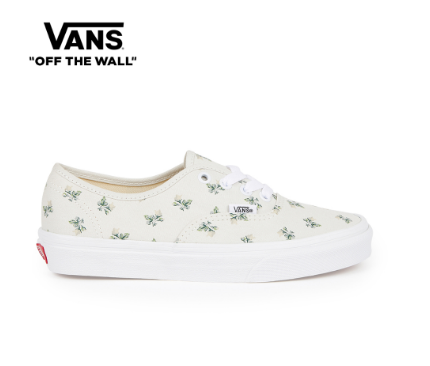 Vans Authentic Floral Vaporous Gray For Unisex
