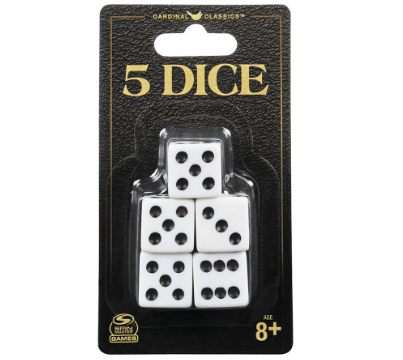 Spin Master Games Cardinal Classics 5 pcs Dice