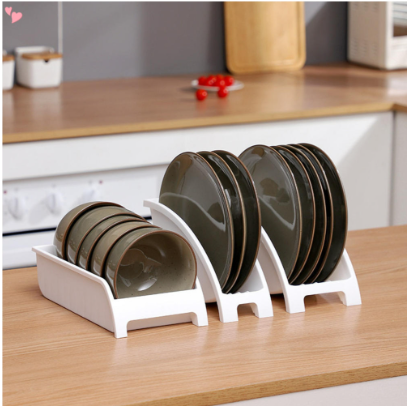 Dish Drain Rack Dinnerware Storage Organizer Tray Plate Drying Shelf Cups Display Stand Drainer Kitchen Supplies