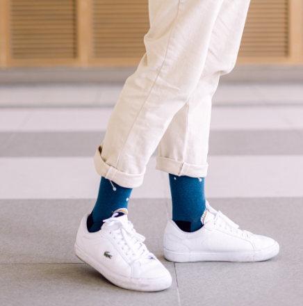 IDENTITY Meteor Shower Printed Mid-Calf Length Socks