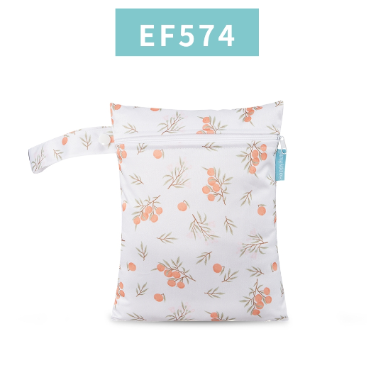 Happyflute 18x25CM Waterproof Mini Wet Diaper Bag Reusable And Portable Single Pocket Dry Bag For Diapers S6