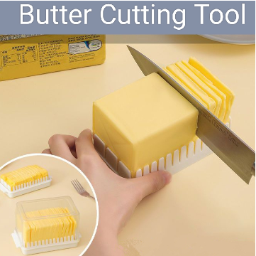 Cheese Countertop Dish Storage Butter Tray Slicer Transparent Keeper Kitchen Food Container Cutter