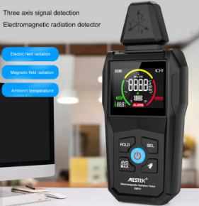 Electromagnetic Radiation Tester Electric Magnetic Field Radiation Temp Detector Emf Meter Counter Emission Dosimeter
