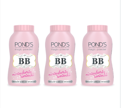 Pond's Magic BB Powder with Niacinamide for Brightening and Mattifying 50g (Bundle of 3)