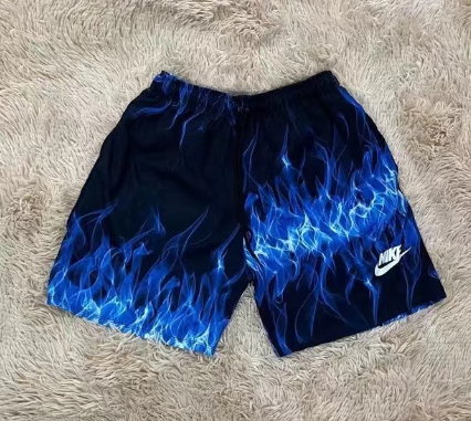 Fire Taslan Short With Brand Print For Mens