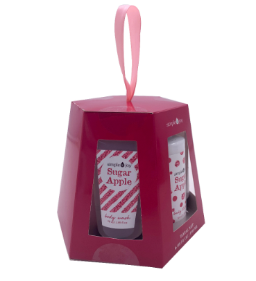 SIMPLE JOY Sugar Apple Body Wash 50ml + Body Lotion 80ml + Bubble Bath 50ML