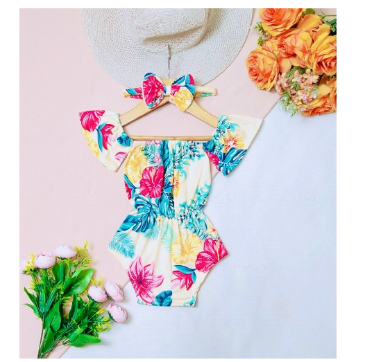 Baby Romper With Turban (UP TO18months) 06