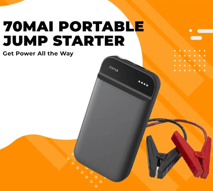 70Mai Jump Starter Car Power Bank 11100 Mah Car Starter Battery Portable Fast Car Charger