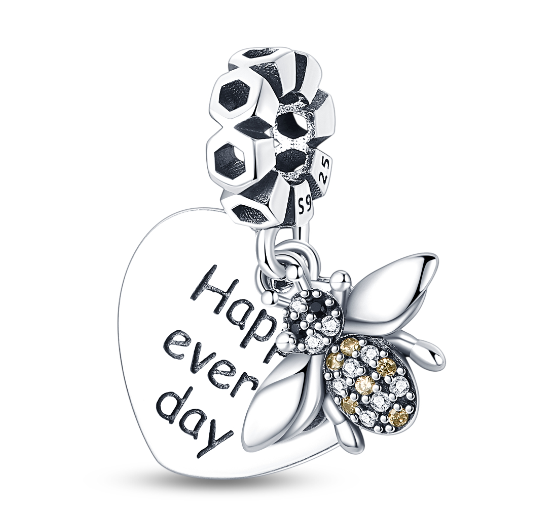 S925 Silver Pandora Same Design Colorful Spring Garden Series Suitable for Original Bracelet s13