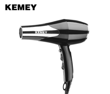 Kemei 3000 Watt Full Size Pro Hair Dryer Professional Salon Blow Dryer with Concentrator Nozzle Attachments 3 Speeds Fast Dry