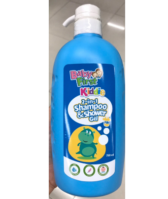 750mL Baby First Milk Kiddie Shampoo and Shower Gel 2-in-1