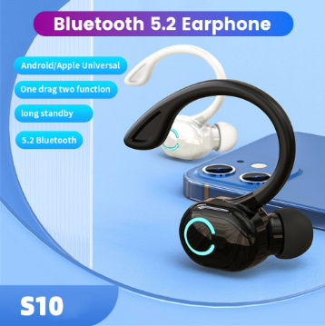TZUZL W6 Wireless Bluetooth 5.2 Business In-ear Sports Waterproof Painless Headphone