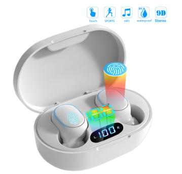 Tws E7S Wireless V5.0 Bluetooth Headphones Earphones 9D HIFI Sound Headsets Sport Earbuds Xiaomi