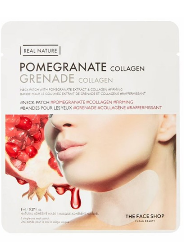 The Face Shop Real Nature Neck Patch Pomegranate Collagen