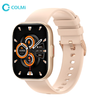COLMI P68 Smart Watch AMOLED 2.04 Inches IP67 Waterproof Blood Oxygen 250mAh Long Battery 22MM Silicone