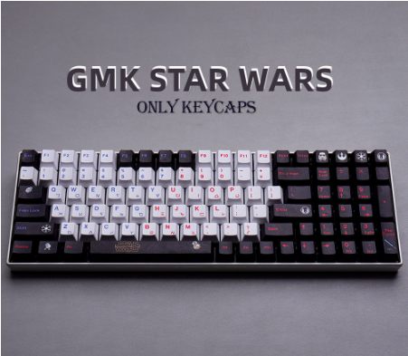 GMK Star Wars Keycaps PBT 136 Keys Cherry Profile DYE-SUB Personalized Keycaps For Mechanical Gaming Keyboard